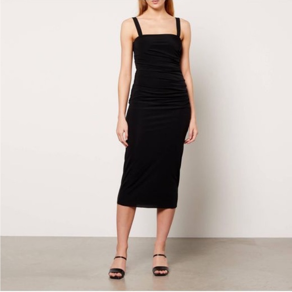 - 🔥NWT Helmut Lang Twisted Strapless Crepe Dress. Size XS - Picture 5 of 11